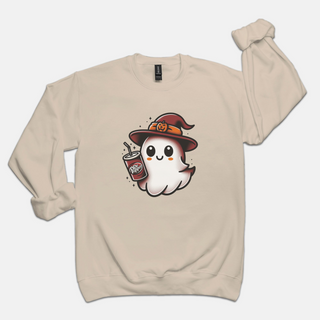 Ghosty Witch with a 'Pepper Sweatshirt
