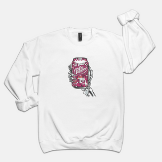 Skeleton Hand Holding a 'Pepper Sweatshirt